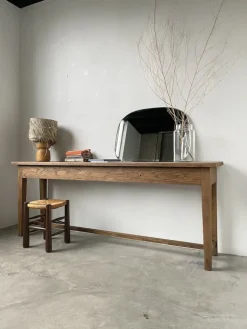 Pamono Oak Worktable or Console Table, 1950s Clearance