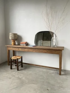 Pamono Oak Worktable or Console Table, 1950s Clearance