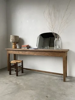 Pamono Oak Worktable or Console Table, 1950s Clearance