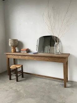 Pamono Oak Worktable or Console Table, 1950s Clearance