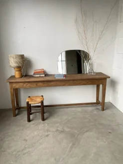 Pamono Oak Worktable or Console Table, 1950s Clearance