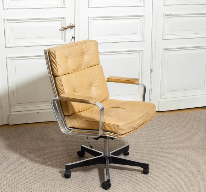 Pamono Office Chair attributed to Karl-Erik Ekselius for JOC Möbel, Vetlanda, Sweden, 1960s Best
