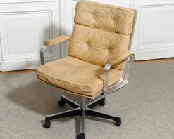 Pamono Office Chair attributed to Karl-Erik Ekselius for JOC Möbel, Vetlanda, Sweden, 1960s Best
