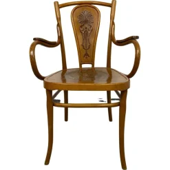 Pamono Office Chair attributed to Jacob & Josef Kohn, 1890s Hot