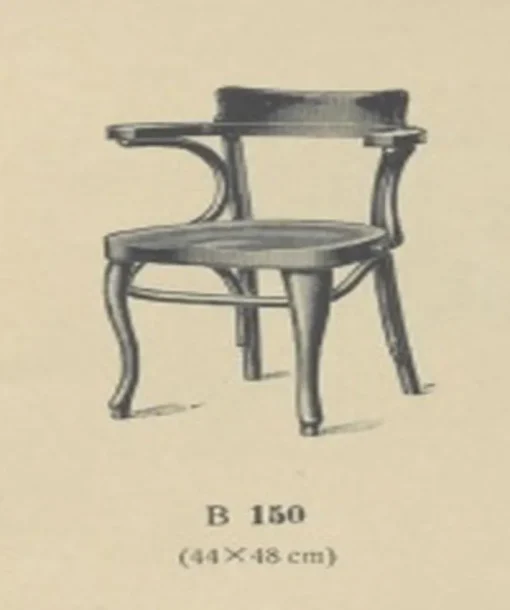 Pamono Office Chair by Adolf Loos for Thonet, 1890s Clearance