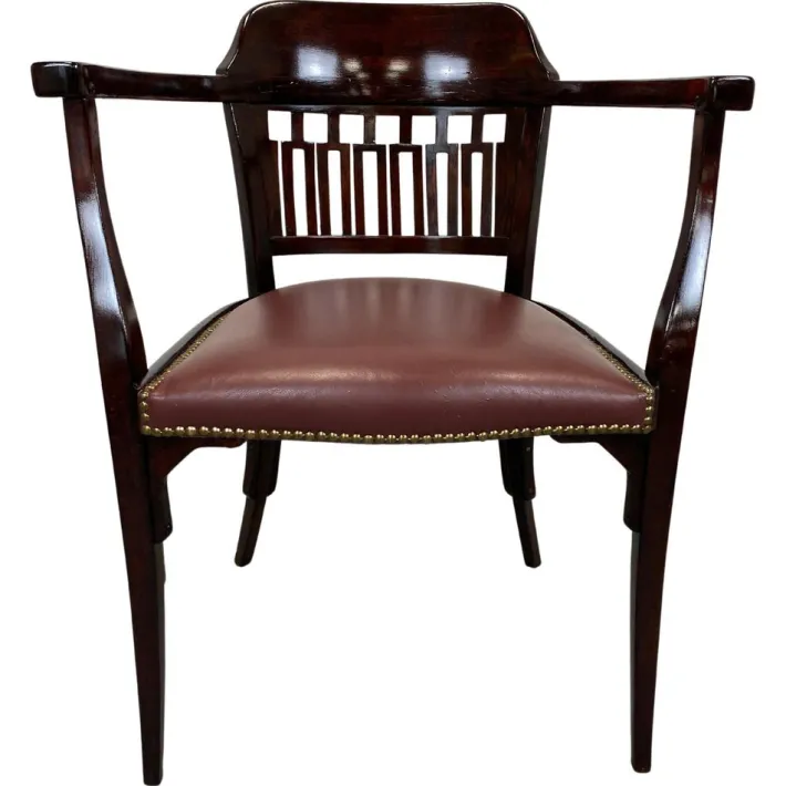 Pamono Office Chair by Otto Wagner for J.J.Kohn, 1890s New