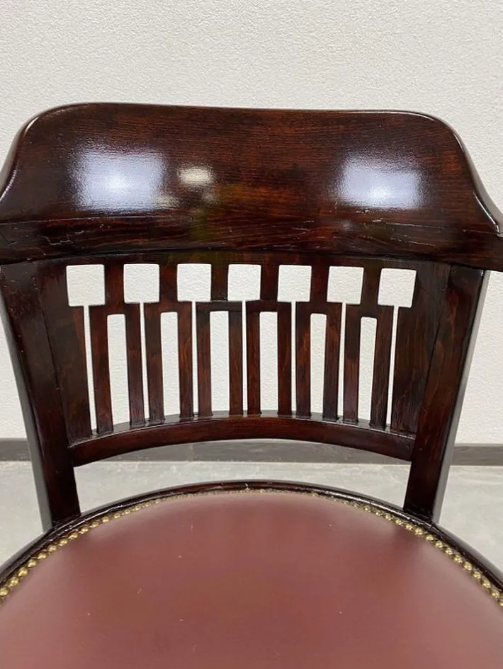 Pamono Office Chair by Otto Wagner for J.J.Kohn, 1890s New