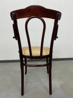 Pamono Office Chair with Rattan Seat from Thonet, 1890s Online