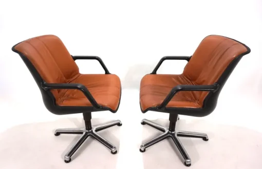 Pamono Office Chairs by Burkhard Vogtherr for Fröscher, 1970s, Set of 2 Online