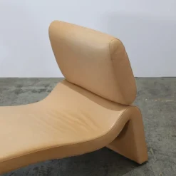 Pamono Onda Chaise Longue in Leather from Cor Outlet