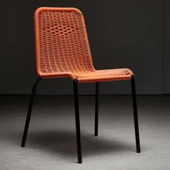Pamono Orange Braided Cable Outdoor Chair, 1960s Clearance