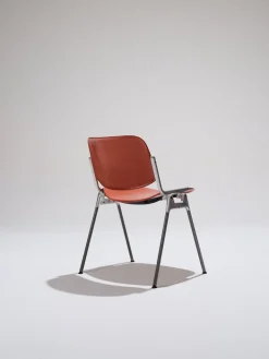 Pamono Orange DSC 106 Stacking Chair by Giancarlo Piretti for Castelli / Anonima Castelli, 1970s Outlet