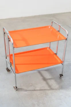 Pamono Orange Trolley, 1970s Online