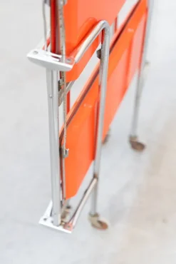 Pamono Orange Trolley, 1970s Online