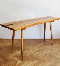 Pamono Organic Oak Side Table from Uluv, 1960s Best