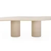 Pamono Organic Shaped Natural Plaster Dining Table by Isabelle Beaumont Hot