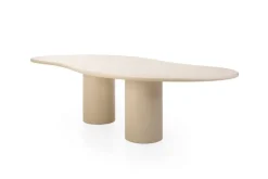 Pamono Organic Shaped Natural Plaster Dining Table by Isabelle Beaumont Hot