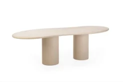 Pamono Organic Shaped Natural Plaster Dining Table by Isabelle Beaumont Hot
