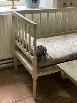 Pamono Original Swedish Bench with New Cover, 1880s New