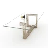 Pamono Oteyza Dining Table in Italian Travertine Marble by Joaquín Moll for Meddel Clearance