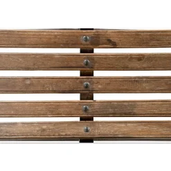 Pamono Outdoor Bench in Solid Wood and Iron