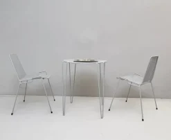 Pamono Outdoor Chairs and Table, 1950s, Set of 3 Best