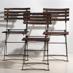 Pamono Outdoor Chairs, 1920s, Set of 3 New
