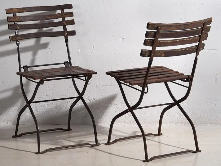 Pamono Outdoor Chairs, 1920s, Set of 3 New