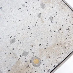 Pamono Outdoor Side Table with Fish Stone Slab Top Sale