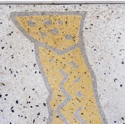 Pamono Outdoor Side Table with Fish Stone Slab Top Sale