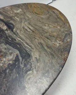 Pamono Oval Marble Coffee Table, 1980s Best