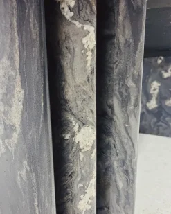 Pamono Oval Marble Coffee Table, 1980s Best