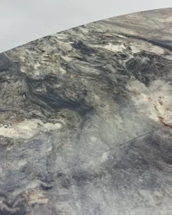 Pamono Oval Marble Coffee Table, 1980s Best