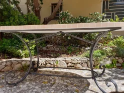 Pamono Oval Rubino Marble Mosaic Table from Egram Hot