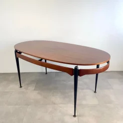 Pamono Oval Table by Silvio Cavatorta, 1960s Outlet
