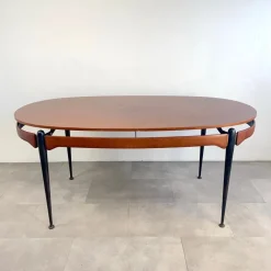 Pamono Oval Table by Silvio Cavatorta, 1960s Outlet