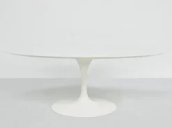 Pamono Oval Tulip Dining Table by Eero Saarinen for Knoll International, 1980s New