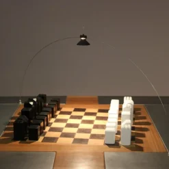 Pamono Pacifico Chess Table by Franco Bozzi and Duccio Trassinelli for Studio A.R.D.I.T.I, Italy, 1973