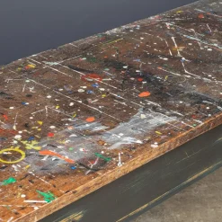 Pamono Paint Splashed Art Department Table, 1960s Best