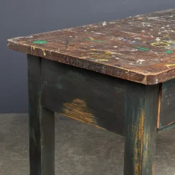 Pamono Paint Splashed Art Department Table, 1960s Best