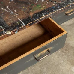 Pamono Paint Splashed Art Department Table, 1960s Best