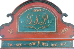 Pamono Painted Fir Tyrolean Headboard Clearance