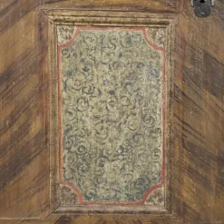 Pamono Painted Folk Art Bridal Cupboard Hot