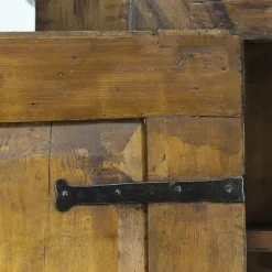 Pamono Painted Folk Art Bridal Cupboard Hot