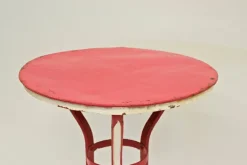 Pamono Painted Iron Garden Table in Cotton Candy Style, 1960s Online