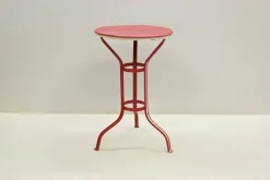 Pamono Painted Iron Garden Table in Cotton Candy Style, 1960s Online