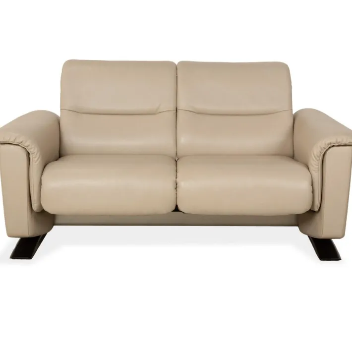 Pamono Panorama Leather Two-Seater Sofa from Stressless Hot