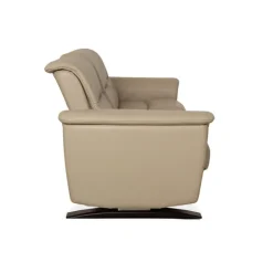 Pamono Panorama 3-Seater and 2-Seater Sofa in Beige Leatherfrom Stressless, Set of 2 Sale