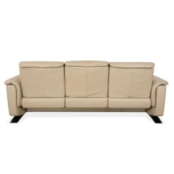 Pamono Panorama 3-Seater and 2-Seater Sofa in Beige Leatherfrom Stressless, Set of 2 Sale