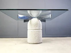 Pamono Paracarro Dining Table by Giovanni Offredi for Saporiti, 1970s Clearance